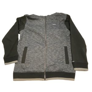 🔺SOLD🔺 Vans Hoodie Zipper Up Off the Wall Sweatshirt Gray Black NWT Boys Large